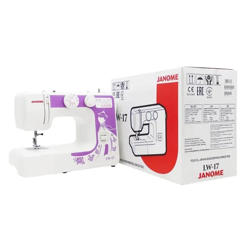 Sewing Machine JANOME LW17, White 3