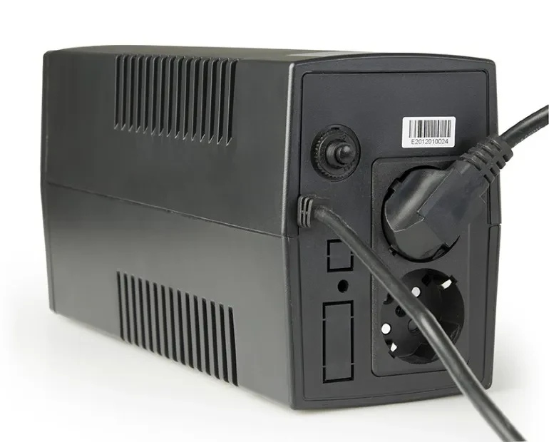 UPS EnerGenie EG-UPS-B650 / 650VA / 390W / 2 x Schuko sockets / Black 3
