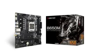 BIOSTAR B650MS2-E, Socket AM5, AMD B650, Dual 2xDDR5-6000, APU AMD graphics, HDMI, DP, 1xPCIe X16, 4xSATA3, RAID, 1xM.2 4.0, 1xPCIe X1, ALC897 7.1 HDA, 2.5GbE LAN, 6xUSB3.2, mATX