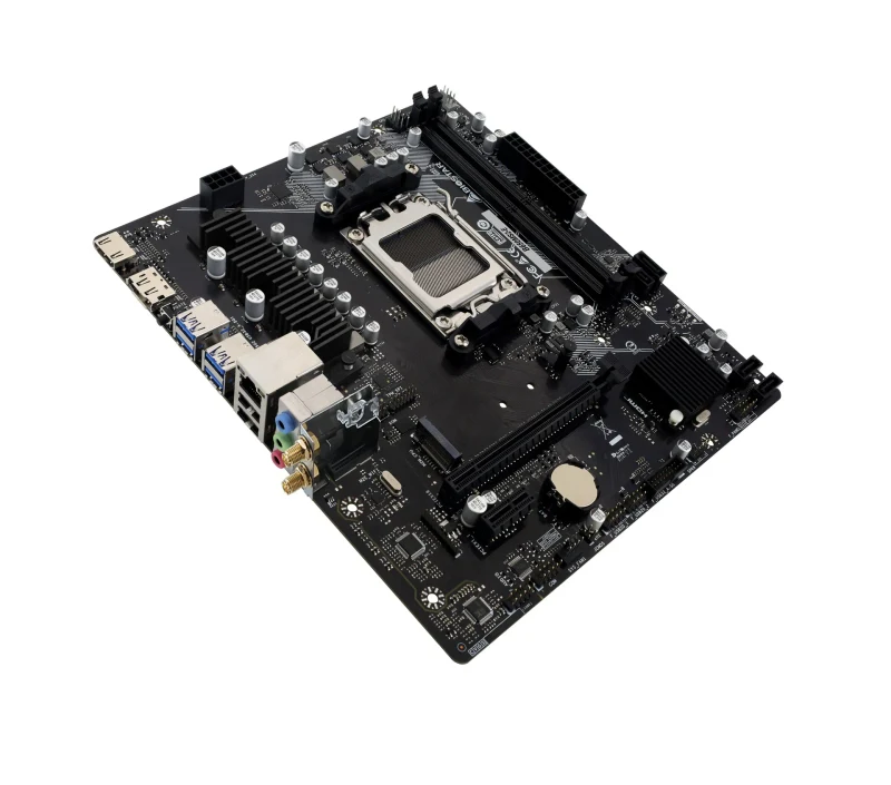 BIOSTAR B650MS2-E, Socket AM5, AMD B650, Dual 2xDDR5-6000, APU AMD graphics, HDMI, DP, 1xPCIe X16, 4xSATA3, RAID, 1xM.2 4.0, 1xPCIe X1, ALC897 7.1 HDA, 2.5GbE LAN, 6xUSB3.2, mATX 3