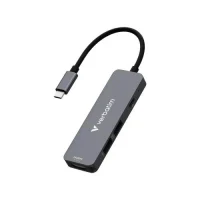 Adaptor Multiport USB-C Verbatim Essentials/ HDMI, USB-C PD, USB-A 3.2 Gen 1, USB-A 2