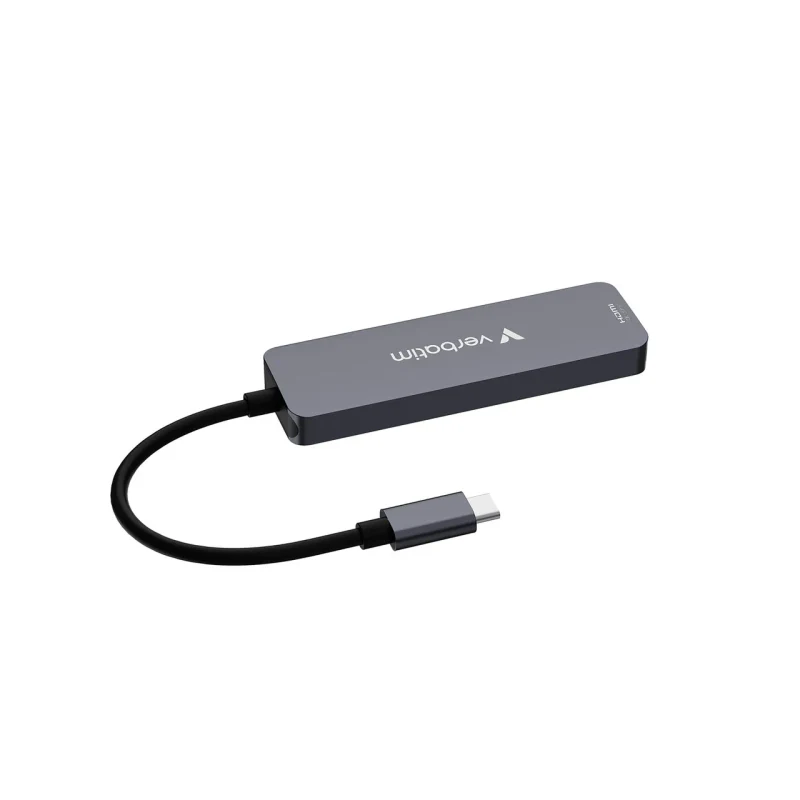 Adaptor Multiport USB-C Verbatim Essentials/ HDMI, USB-C PD, USB-A 3.2 Gen 1, USB-A 3