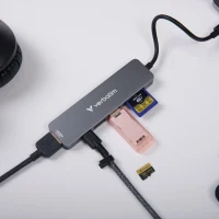 Adaptor Multiport USB-C Verbatim Essentials/ HDMI, USB-C PD, USB-A 3.2 Gen 1, USB-A, SD & microSD 5