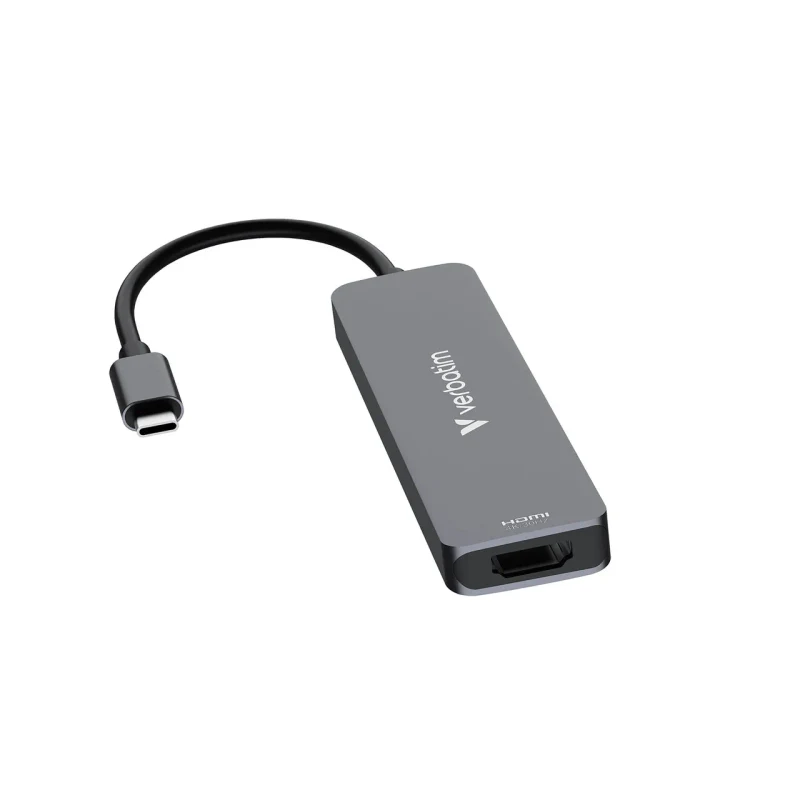 Adaptor Multiport USB-C Verbatim Essentials/ HDMI, USB-C PD, USB-A 3.2 Gen 1, USB-A, SD & microSD 2