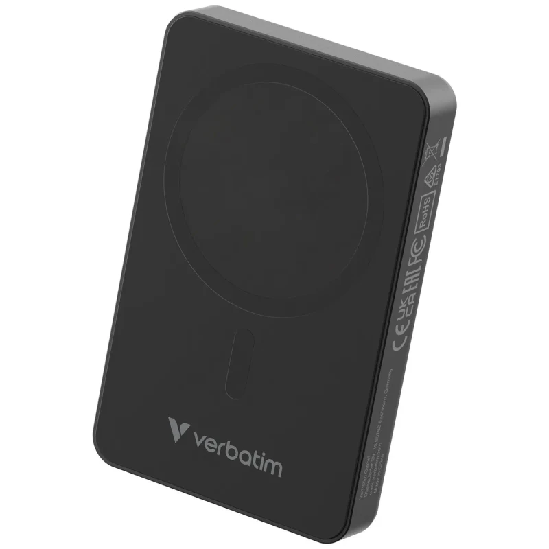 Power Bank Magnetic Wireless Verbatim Charge'n'Go Essentials / 10000 mAh / Black 2