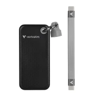 M.2 SSD Extern Verbatim Pocket / 256GB  / USB 3.2 Gen 2 / Black/Grey