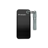 M.2 SSD Extern Verbatim Pocket / 256GB  / USB 3.2 Gen 2 / Black/Grey 3