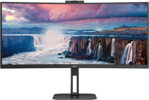 34.0” Monitor AOC CU34V5CW/BK/ Curved/ 21:9/ 4K
