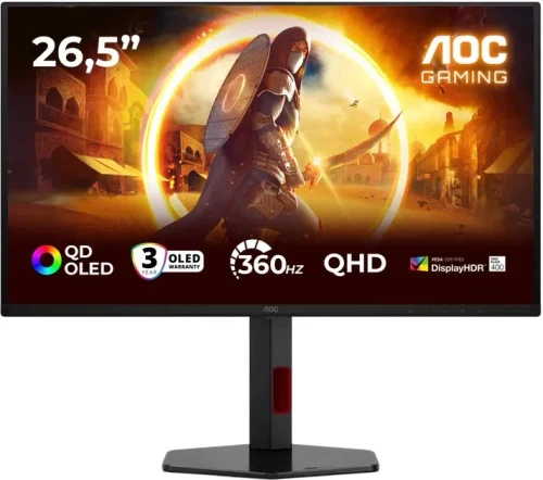 26.5” Monitor Gaming AOC Q27G4SDR/ QHD/ QD OLED/ 360Hz