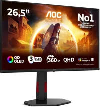 26.5” Monitor Gaming AOC Q27G4SDR/ QHD/ QD OLED/ 360Hz 3