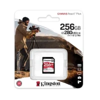 Card de memorie SD 256GB V60 Kingston Canvas React Plus, 280MB/s, UHS-II