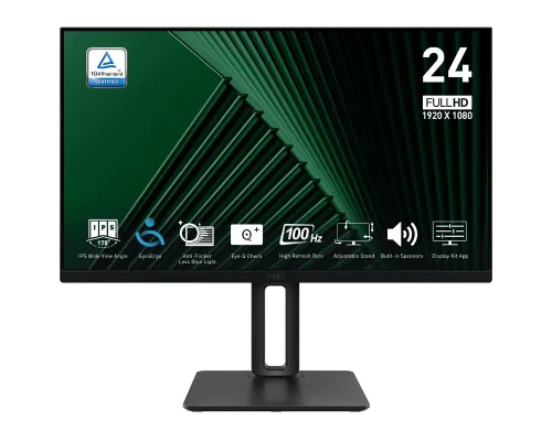 23.8” Monitor MSI MP245PG/ 1ms/ 100Hz/ Black