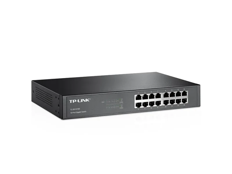 Switch TP-LINK TL-SG1016D / 16 port / Gigabit / RJ45 / 13-inch rack-mountable steel case 2