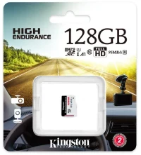 Card de memorie microSD 128GB Kingston High Endurance, 95Mbps 3