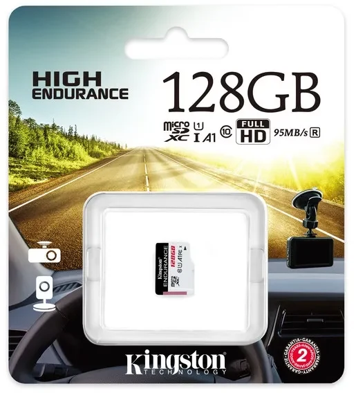 Card de memorie microSD 128GB Kingston High Endurance, 95Mbps 3