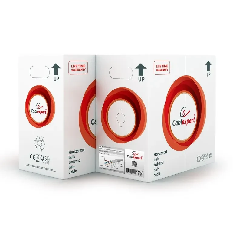 Cable FTP Gembird FPC-5004E-SO, CAT5e, AWG24 solid copper, 305m 2