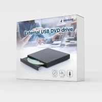External DVD USB Drive Gembird  DVD-USB-04, CD-DA, CD-R, CD-RW, DVD+R, DVD+R DL, DVD+RW, DVD-R, DVD-R DL, DVD-RAM, DVD-ROM DL, DVD-RW, DVD-Video, Supported disc diameter: 80 mm,120 mm,  USB2.0, Black, Retail 6