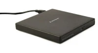 External DVD USB Drive Gembird  DVD-USB-04, CD-DA, CD-R, CD-RW, DVD+R, DVD+R DL, DVD+RW, DVD-R, DVD-R DL, DVD-RAM, DVD-ROM DL, DVD-RW, DVD-Video, Supported disc diameter: 80 mm,120 mm,  USB2.0, Black, Retail 2