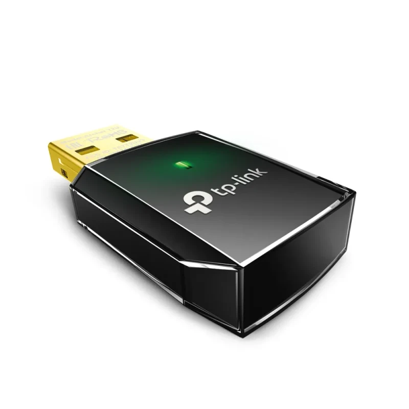 USB 2.0 / Wi-Fi 5 Adapter / TP-LINK Archer T2U /  Dual Band AC600 2