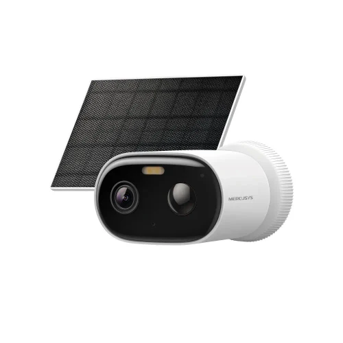 Camera inteligenta cu baterie si panou solarMERCUSYS MC410 KIT, White