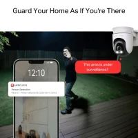 Camera inteligenta PTZ Wi-Fi pentru exterior MERCUSYS MC500, White 6