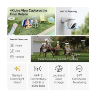 Camera de supraveghere pentru exterior TP-LINK Tapo C560WS, White 2