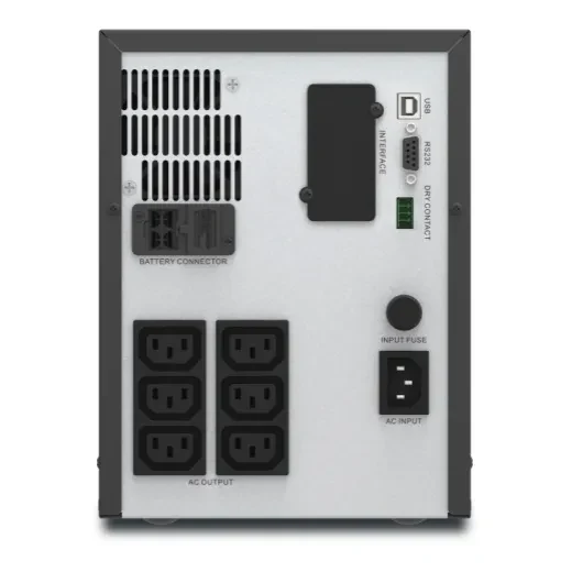 APC Easy-UPS SMV2000CAI, 2000VA/1400W, AVR, Line interactive, 6 x IEC Sockets (all 6 Battery Backup + Surge Protected),Intelligent Smart Slot, USB 3