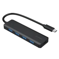 USB Hub Gembird UHB-CM-U3P4P-01, Black