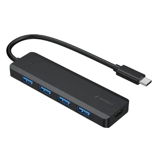 USB Hub Gembird UHB-CM-U3P4P-01, Black