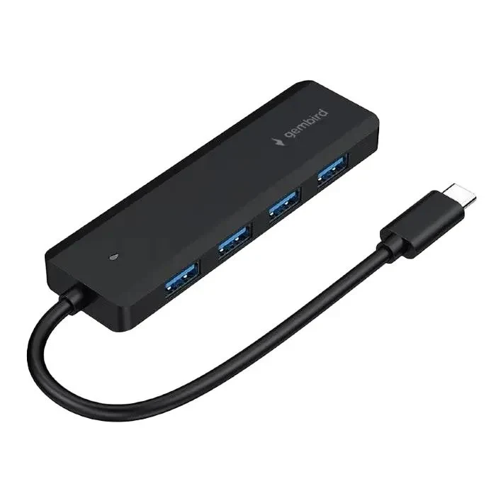 USB Hub Gembird UHB-CM-U3P4P-01, Black 2