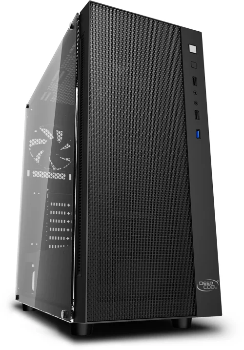 Carcasa DEEPCOOL MATREXX 55 MESH / w/oPSU / Side panel / ATX / Black