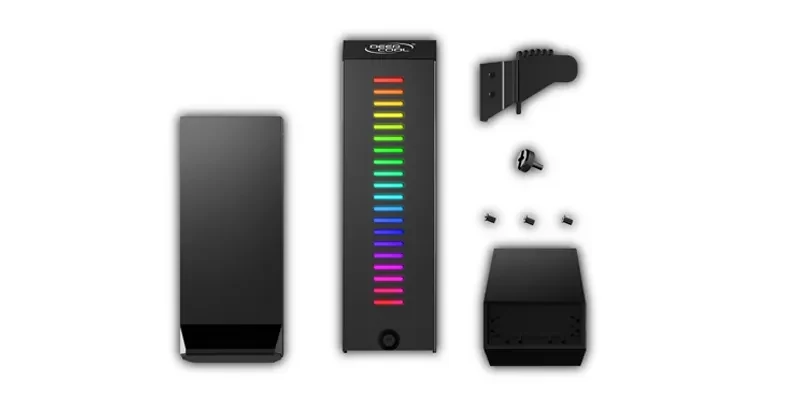 DEEPCOOL ”GH-01 A-RGB”,  A-RGB adjustable Stand, colorful and reliable Graphics Card Holder, Modular Design, 232g 4