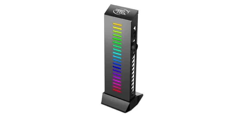 DEEPCOOL ”GH-01 A-RGB”,  A-RGB adjustable Stand, colorful and reliable Graphics Card Holder, Modular Design, 232g 5