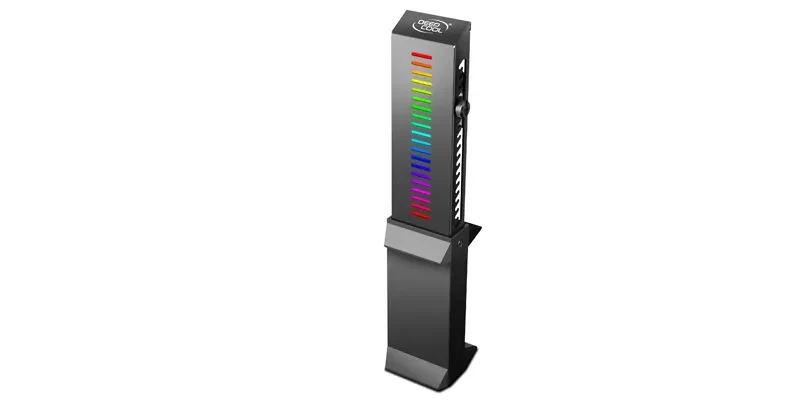 DEEPCOOL ”GH-01 A-RGB”,  A-RGB adjustable Stand, colorful and reliable Graphics Card Holder, Modular Design, 232g 6