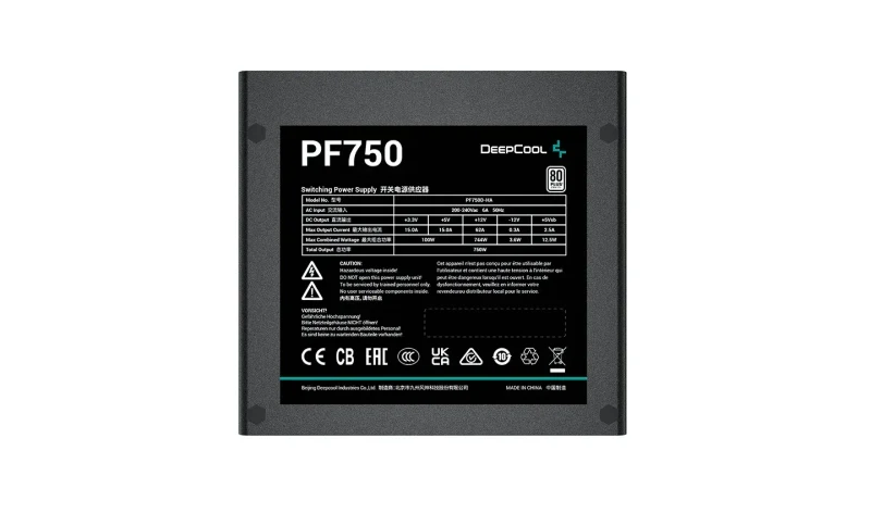 Bloc de alimentare 750W DEEPCOOL PF750 3