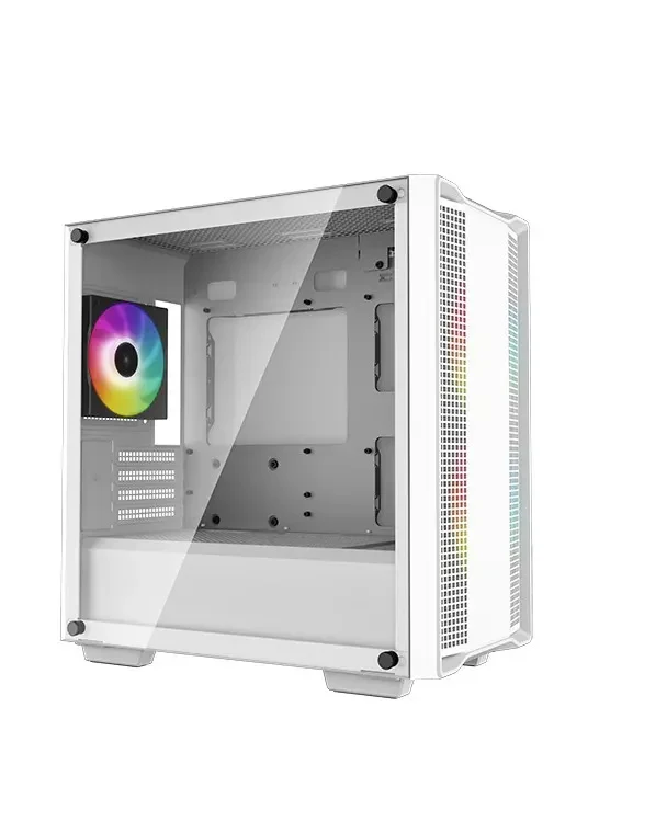 Carcasa DEEPCOOL CC360 WH ARGB / w/oPSU / Side panel / 3x120mm ARGB fans / ATX / White 2