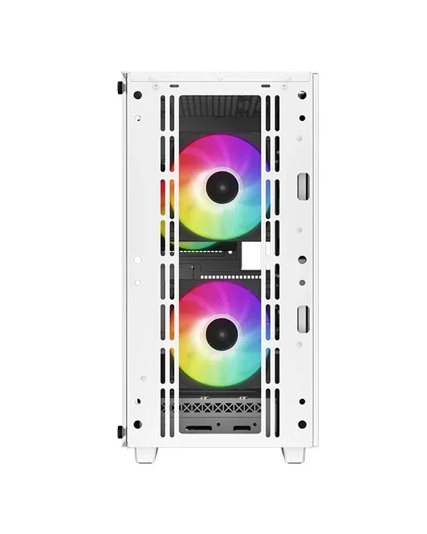 Carcasa DEEPCOOL CC360 WH ARGB / w/oPSU / Side panel / 3x120mm ARGB fans / ATX / White 3