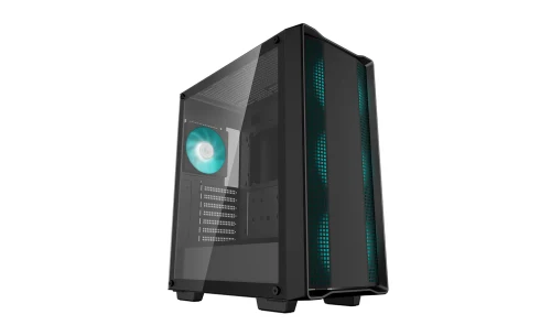 Carcasa DEEPCOOL CC560 V2/ w/oPSU / Side-Window / 4x120mm / ATX / Black