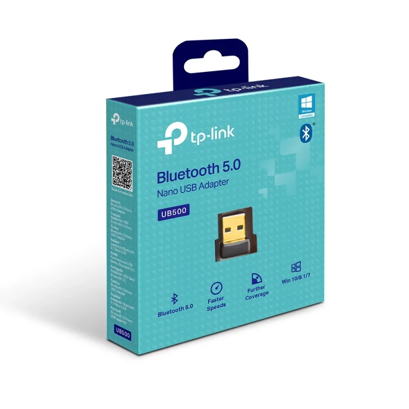 TP-LINK UB500, USB Bluetooth 5.0 dongle, Ultra small size, USB2.0 4