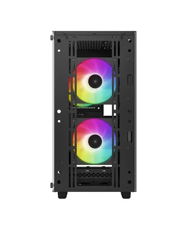 Carcasa DEEPCOOL CC360 ARGB / w/oPSU / Side panel / 3x120mm ARGB fans / ATX / Black 3