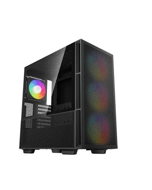 Carcasa DEEPCOOL CH560 / w/oPSU / Side-Window / 4x120mm ARG / ATX / Black