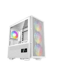 Carcasa DEEPCOOL CH560 WH DIGITAL / w/oPSU / Side-Window / Digital screen / 4x120mm ARG / ATX / White