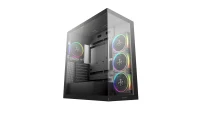 Carcasa DEEPCOOL CG580 4F V2/ w/oPSU / Side-Window / ATX / Black