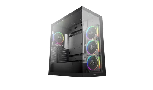 Carcasa DEEPCOOL CG580 4F V2/ w/oPSU / Side-Window / ATX / Black