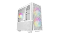 Carcasa DEEPCOOL CH360 WHITE / w/oPSU / Side-Window / Micro-ATX / White