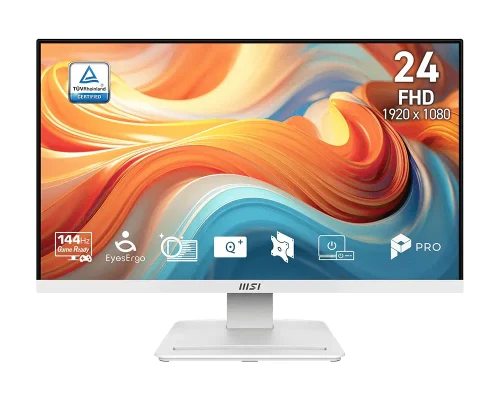23.8” Monitor MSI PRO MP241W E14V/ 1ms/ 144Hz/ White