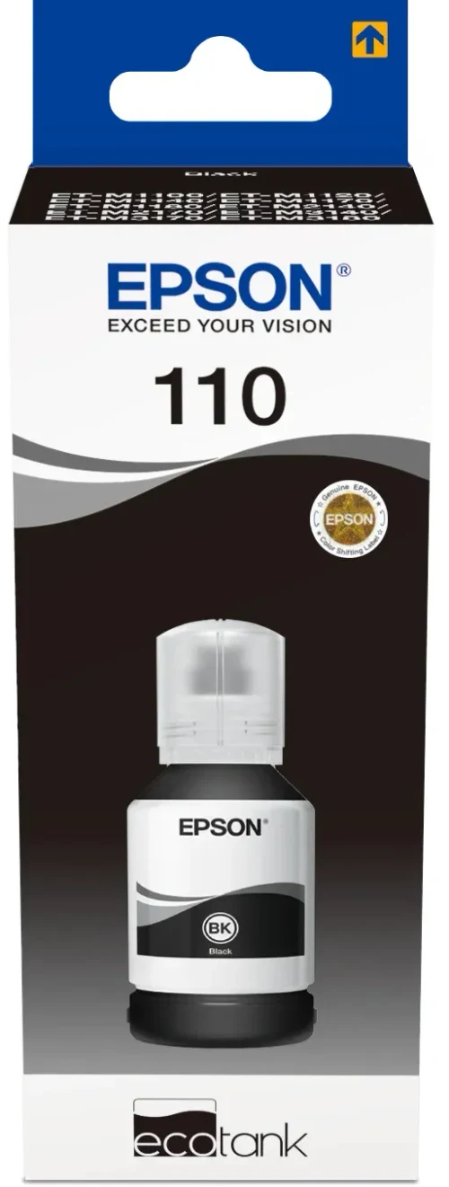 Recipient de cerneala pigment  neagra Epson EcoTank 110 pentru seria M