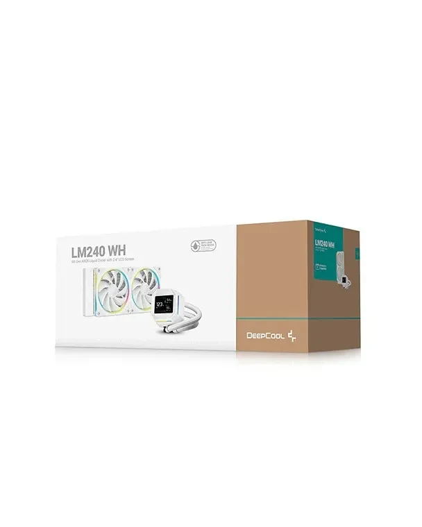 Sistem de racire lichid DEEPCOOL LM240 WH/ Universal/ 250W/ <36.07 dBA/ 66.23 CFM 6