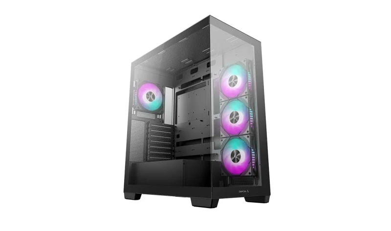 Carcasa DEEPCOOL CG580 4F/ w/oPSU / Side-Window / ATX / Black 2