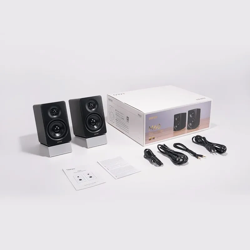 Boxe Edifier M60 Black/ 66W RMS/ Bluetooth/ 3.5mm AUX/ USB-C audio inputs 5